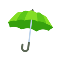 coloré parapluie icône pour pluie protection ouvert Soleil parapluie Facile style png