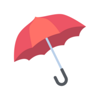 Colorful umbrella icon for rain protection open sun umbrella simple style png