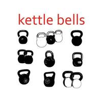 Kettle Bells Vector. vector