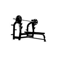 Bench Press Machine Vector. vector