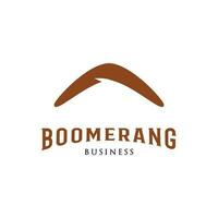 Boomerang Icon Logo Design Template vector