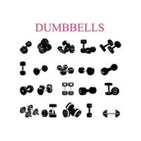 Dumbbell Vector illustration.