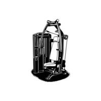 CHEST PRESS MACHINE Vector