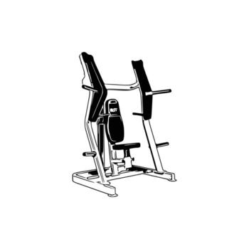 CHEST PRESS MACHINE Vector