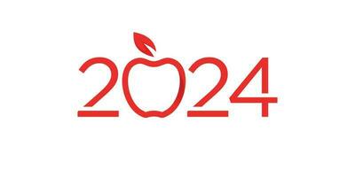 2024 logo vector design with modern style idea premium vector