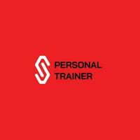 Personal Trainer logo template. A clean, modern, and high-quality design logo vector design. Editable and customize template logo