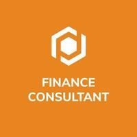 Finance Consultant logo template. A clean, modern, and high-quality design logo vector design. Editable and customize template logo