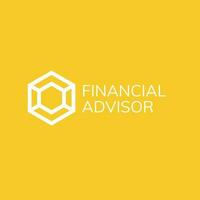Financial Advisor logo template. A clean, modern, and high-quality design logo vector design. Editable and customize template logo