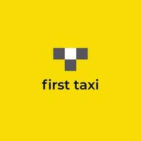 Taxi logo template. A clean, modern, and high-quality design logo vector design. Editable and customize template logo