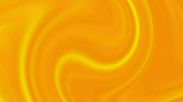 3d resumen digital tecnología animado naranja ligero partículas en naranja antecedentes. video