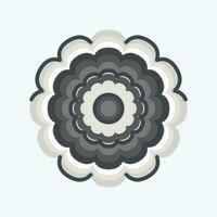 Icon Calendula. related to Flowers symbol. doodle style. simple design editable. simple illustration vector
