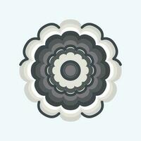 Icon Calendula. related to Flowers symbol. doodle style. simple design editable. simple illustration vector