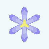 Icon Saffron. related to Flowers symbol. flat style. simple design editable. simple illustration vector