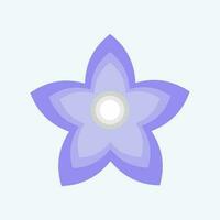 Icon Bollon. related to Flowers symbol. flat style. simple design editable. simple illustration vector