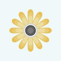 Icon Gloden Marguerite. related to Flowers symbol. flat style. simple design editable. simple illustration vector