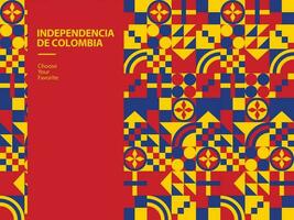 independencia Delaware Colombia bandera evento orgullo vector viaje amarillo fiesta elemento libertad nacional Arte