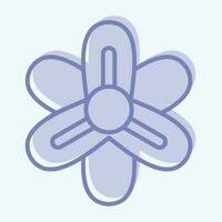 Icon Hyacinth. related to Flowers symbol. two tone style. simple design editable. simple illustration vector