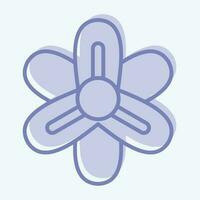 Icon Hyacinth. related to Flowers symbol. two tone style. simple design editable. simple illustration vector