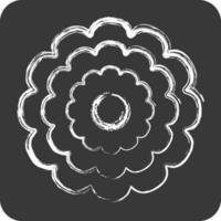 Icon Calendula. related to Flowers symbol. chalk Style. simple design editable. simple illustration vector