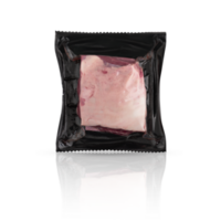 Frais porc emballé dans Plastique Sacs avec Couper en dehors isolé sur transparent Contexte png