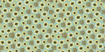 Folk floral seamless pattern. Modern abstract design for paper, cover, fabric, pacing and other users vector