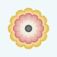 Icon Calendula. related to Flowers symbol. flat style. simple design editable. simple illustration vector