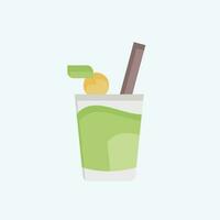 Icon Beverage. related to Hawaii symbol. flat style. simple design editable. vector