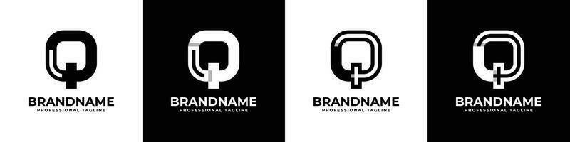 Letter QL or LQ Monogram Logo, suitable for any business with QL or LQ initials vector