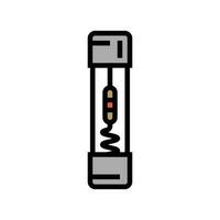 fuse electronic component color icon vector illustration