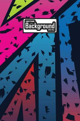 Abstract background for sports jersey design