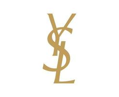 ysl marca logo símbolo yves Santo Laurent ropa diseño icono resumen vector ilustración