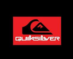 Quiksilver marca logo ropa símbolo resumen diseño icono vector ilustración con negro antecedentes