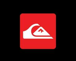 Quiksilver marca logo ropa símbolo diseño resumen icono vector ilustración con negro antecedentes