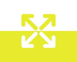 blanquecino logo símbolo blanco y amarillo ropa diseño icono resumen vector ilustración