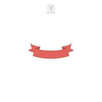 Ribbon icon symbol template for graphic and web design collection logo vector illustration