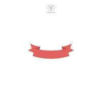 Ribbon icon symbol template for graphic and web design collection logo vector illustration