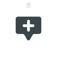 Plus Sign icon symbol template for graphic and web design collection logo vector illustration