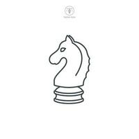 Chess Piece icon symbol template for graphic and web design collection logo vector illustration