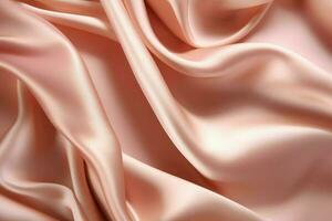 Pink satin silk. Generate Ai photo