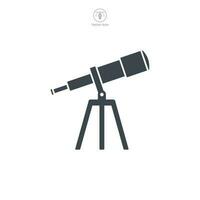 telescopio icono símbolo modelo para gráfico y web diseño colección logo vector ilustración