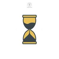 Hourglass icon symbol template for graphic and web design collection logo vector illustration