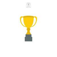 Trophy icon symbol template for graphic and web design collection logo vector illustration