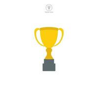 Trophy icon symbol template for graphic and web design collection logo vector illustration