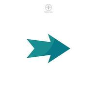 Right Arrow icon symbol template for graphic and web design collection logo vector illustration