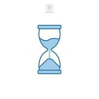 Hourglass icon symbol template for graphic and web design collection logo vector illustration