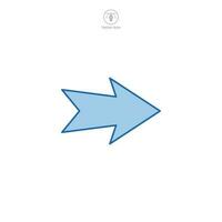 Right Arrow icon symbol template for graphic and web design collection logo vector illustration