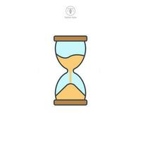 Hourglass icon symbol template for graphic and web design collection logo vector illustration