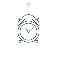 Clock icon symbol template for graphic and web design collection logo vector illustration