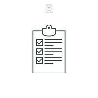 Checklist icon symbol template for graphic and web design collection logo vector illustration