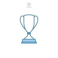 Trophy icon symbol template for graphic and web design collection logo vector illustration